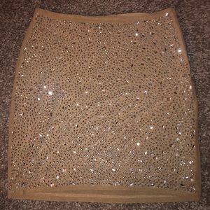 Windsor nude gemmed skirt